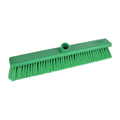 Jantex Hygiene Broom Soft Bristle Green 18