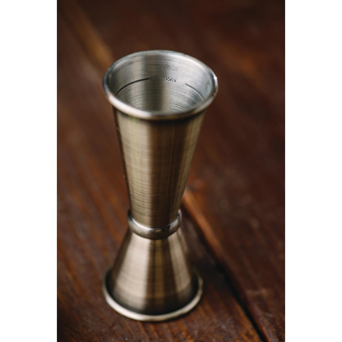 Beaumont Mezclar 25/35/50NGS Stainless Steel Banded Jigger