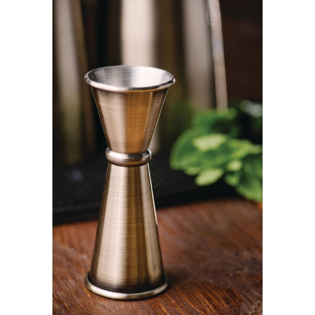 Beaumont Mezclar 25/35/50NGS Stainless Steel Banded Jigger