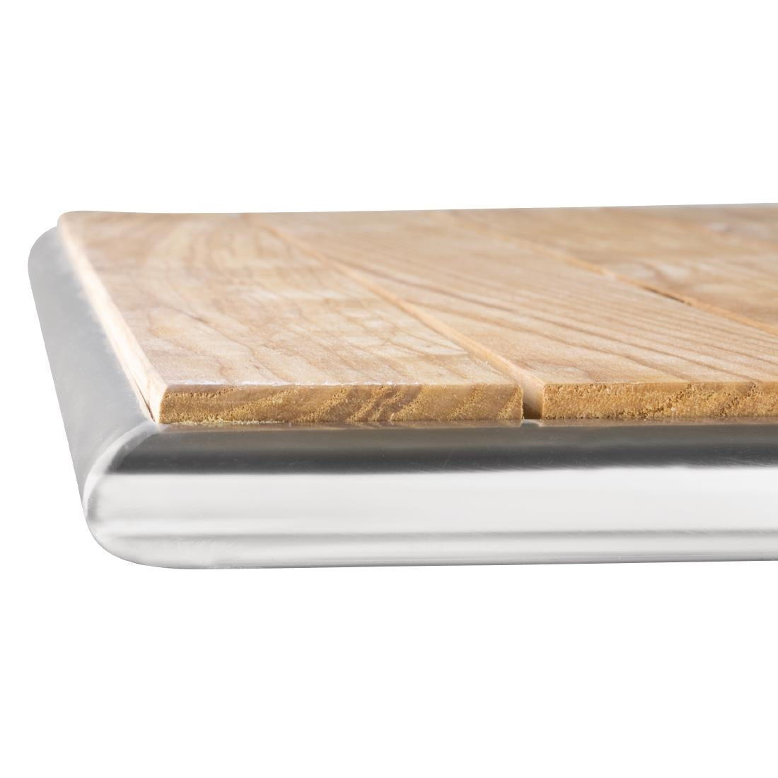 Bolero Ash Flip Top Square Bistro Table 600mm