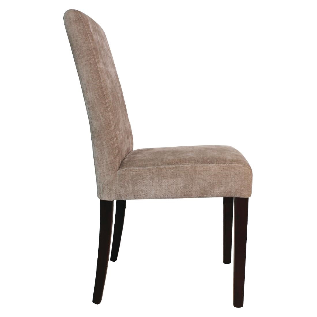 Bolero Dining Chairs Beige (2 Pack)