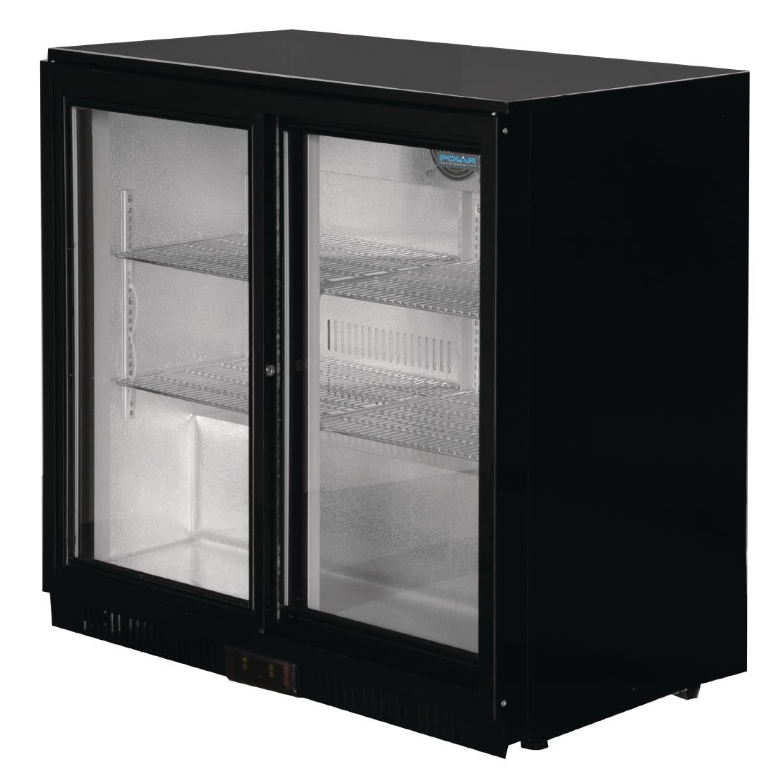 Polar G-Series Back Bar Cooler with Sliding Doors 208Ltr
