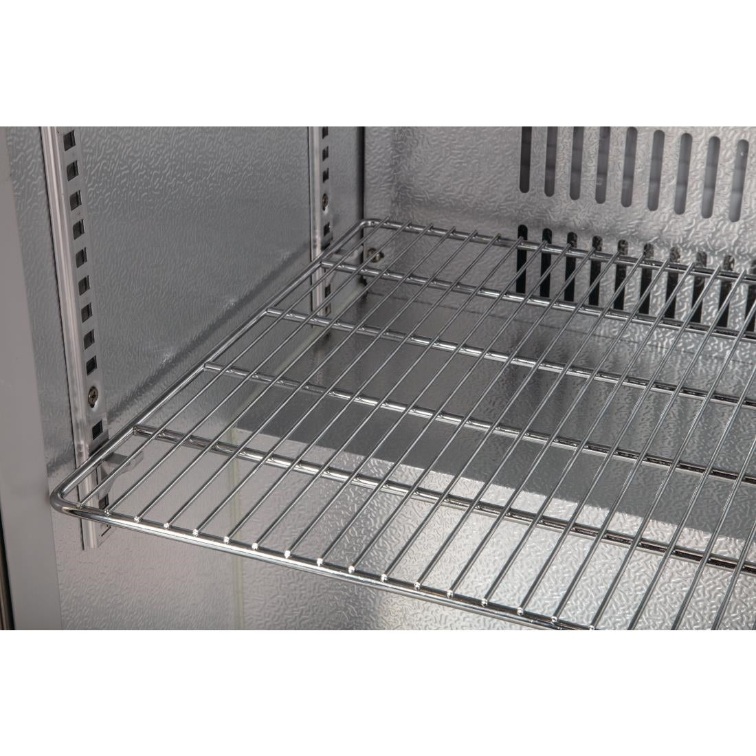 Polar G-Series Back Bar Cooler with Hinged Doors Stainless Steel 208Ltr