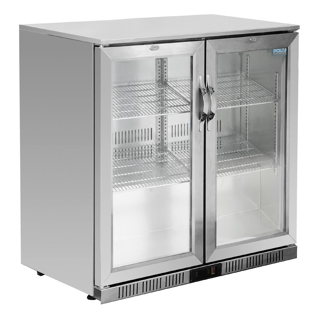 Polar G-Series Back Bar Cooler with Hinged Doors Stainless Steel 208Ltr