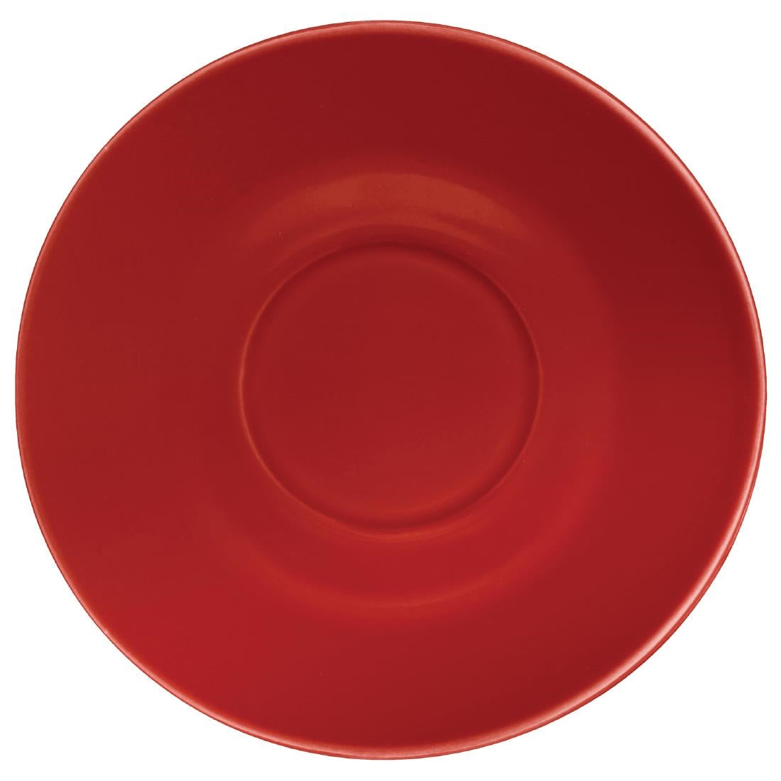 Olympia Cafe Saucers Red 158mm (12 Pack)