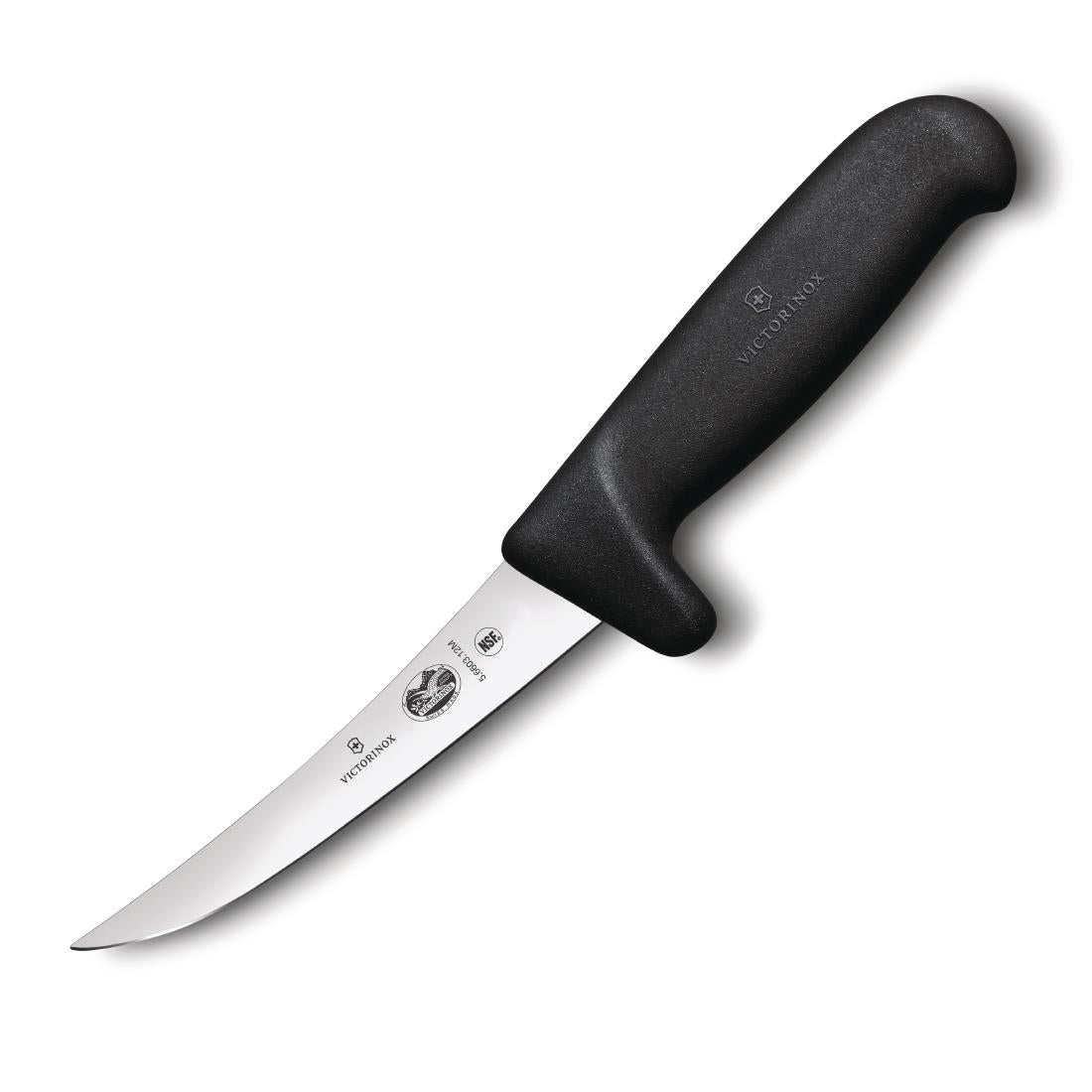 Victorinox Fibrox Safety Grip Boning Knife Black 12.7cm