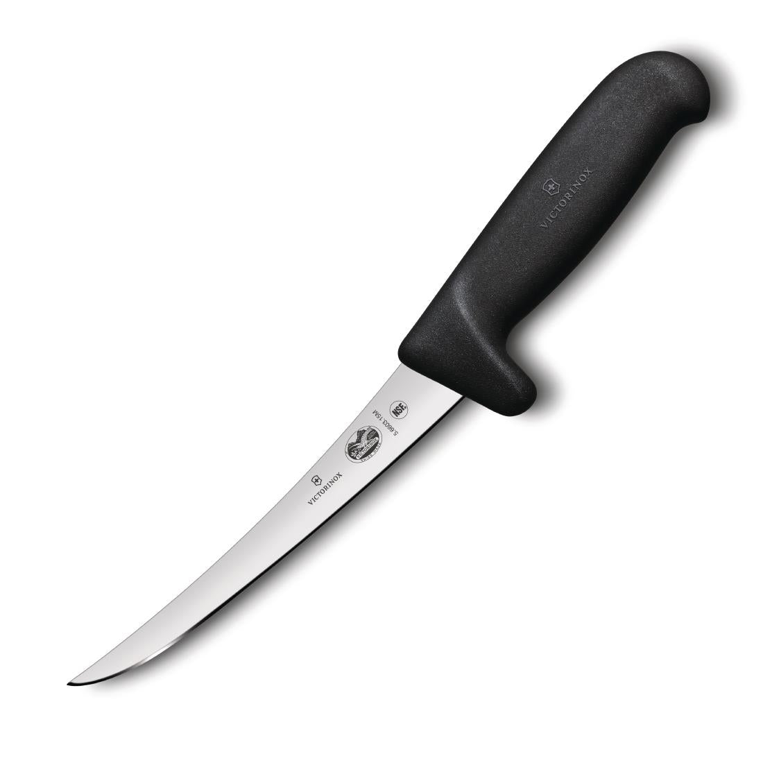 Victorinox Fibrox Safety Grip Boning Knife Black 15.2cm