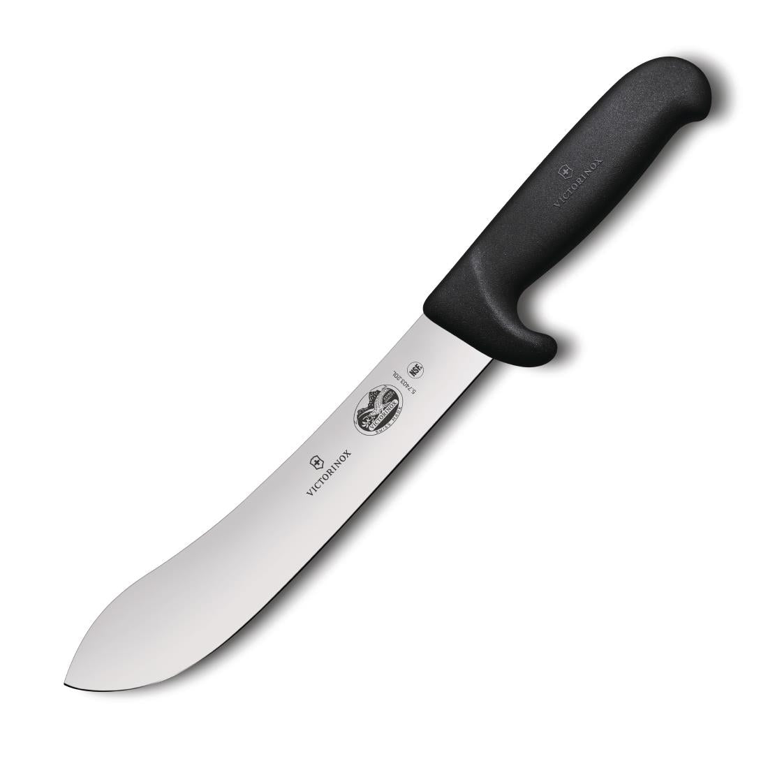 Victorinox Fibrox Safety Grip Butchers Knife Black 20.3cm