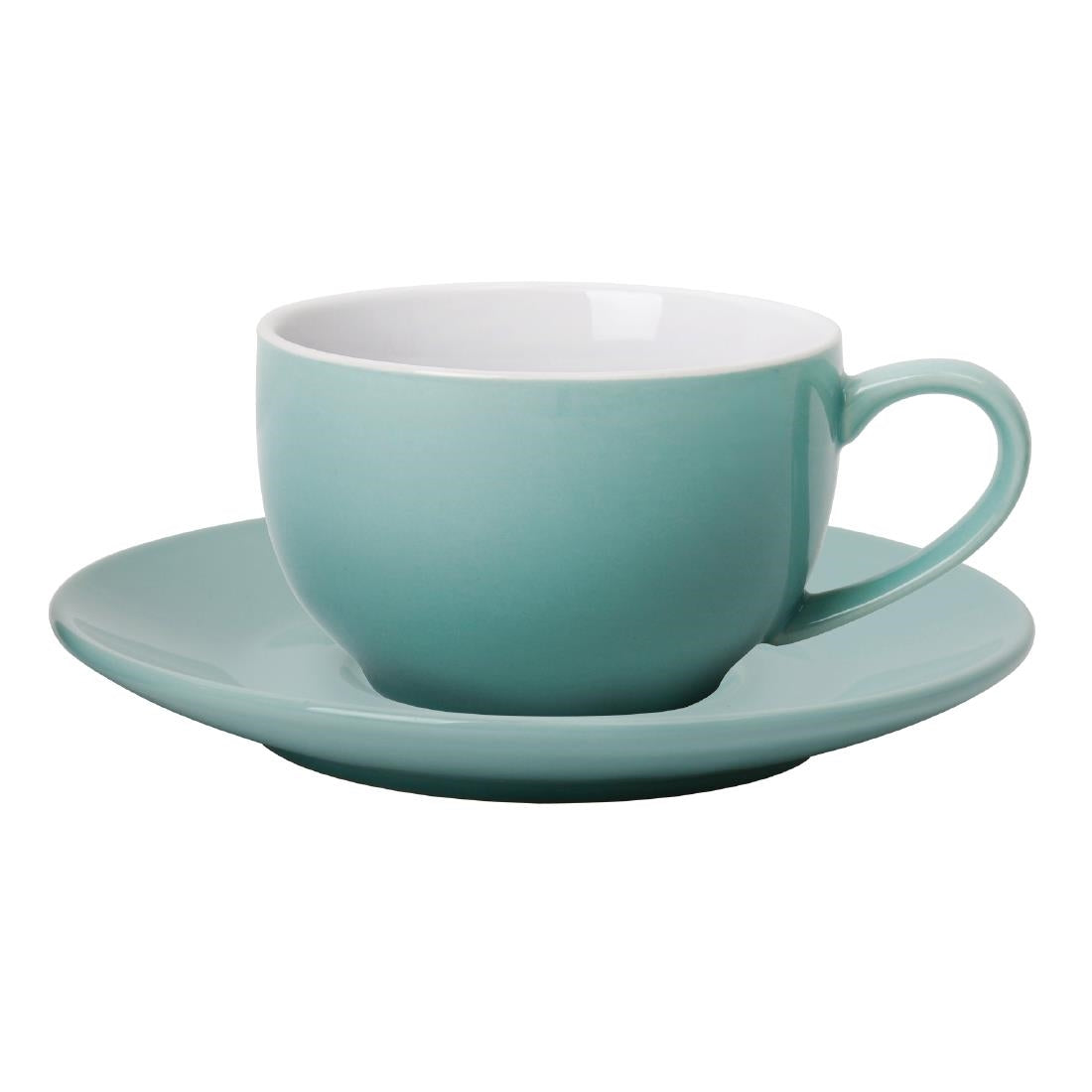 Olympia Cafe Espresso Saucers Aqua 158mm (12 Pack)