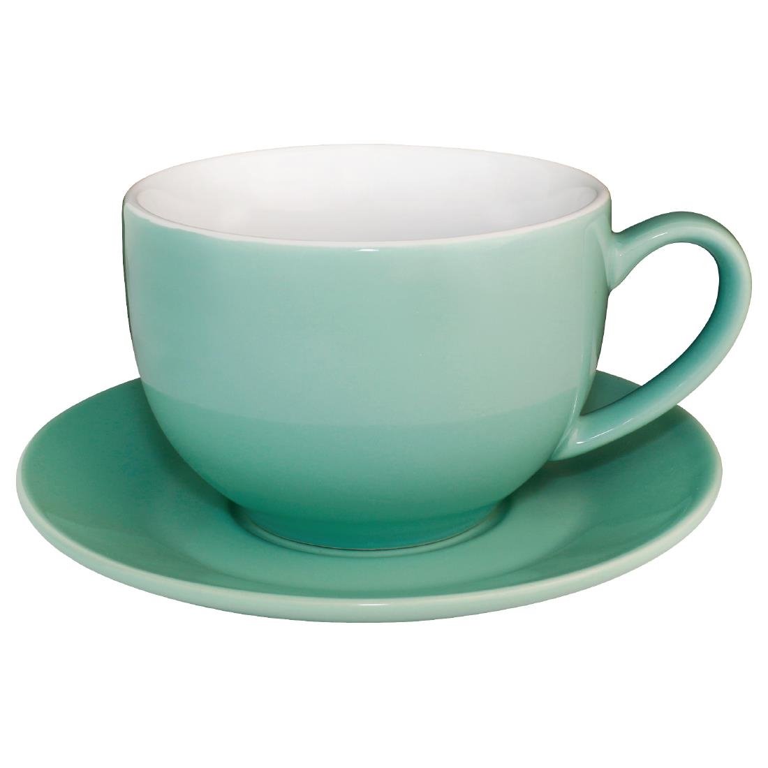 Olympia Cafe Espresso Saucers Aqua 158mm (12 Pack)