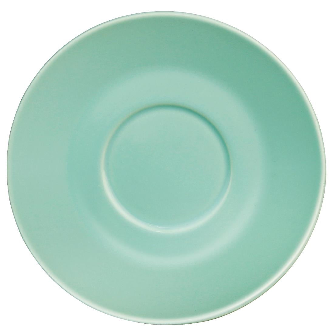 Olympia Cafe Espresso Saucers Aqua 158mm (12 Pack)