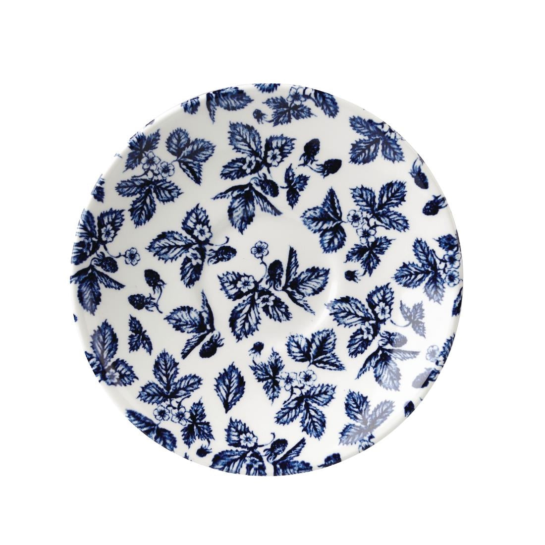 Churchill Vintage Prints Georgian Saucers Blue 141mm (12 Pack)