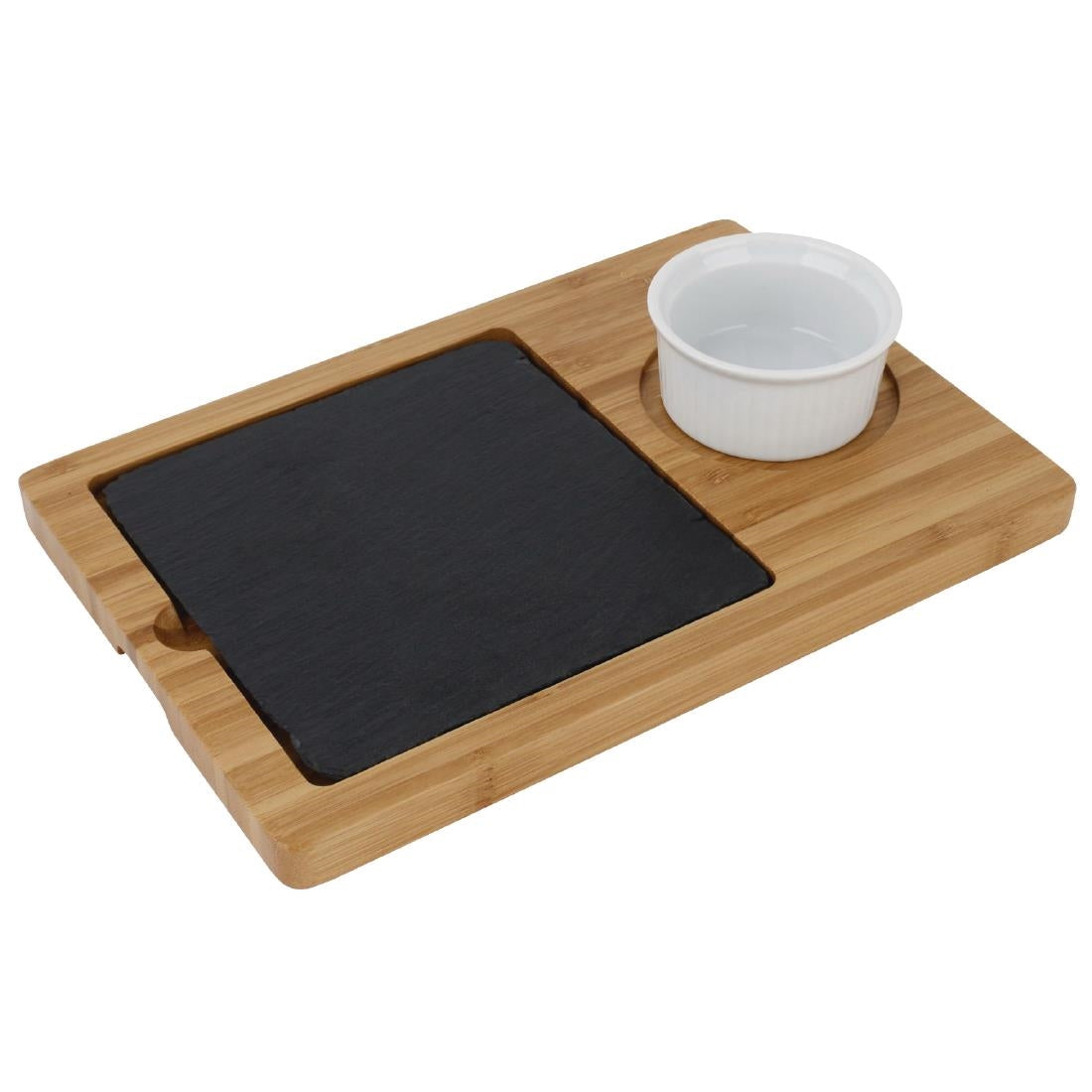 Olympia Wooden Base for Rectangular Slate Platter 160x240mm