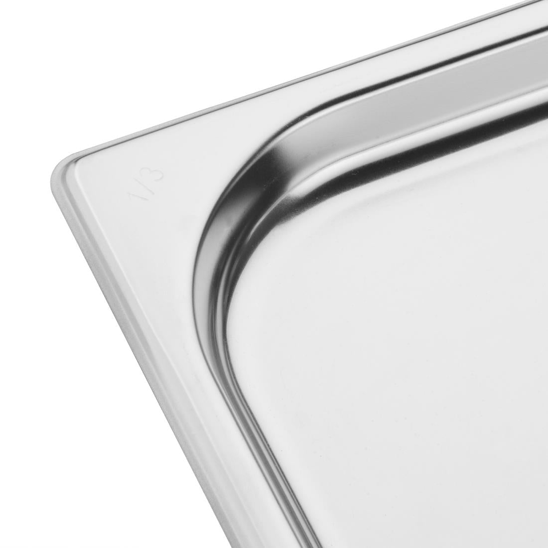 Vogue Stainless Steel 1/3 GN Pan 20mm