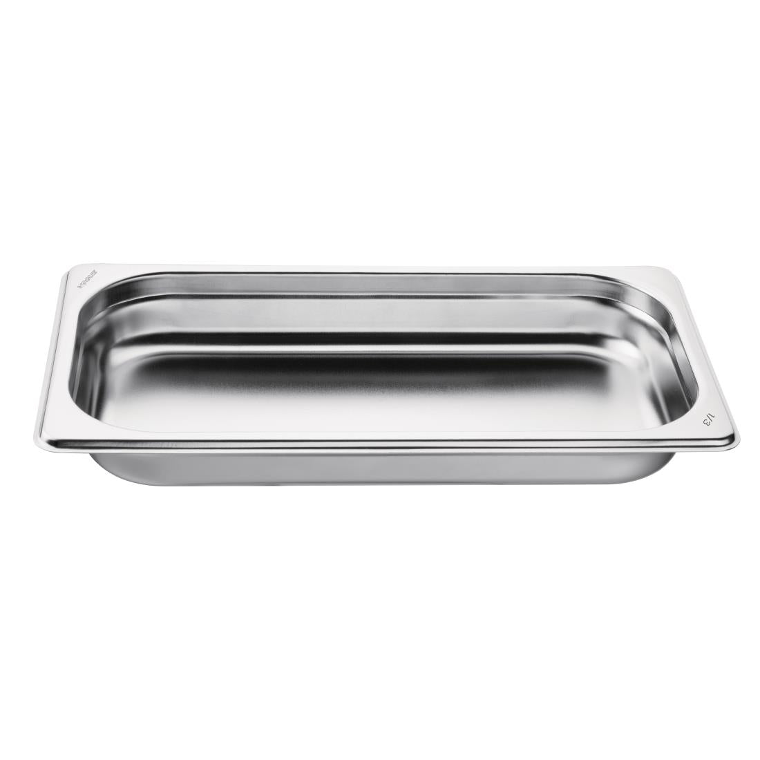 Vogue Stainless Steel 1/3 GN Pan 40mm