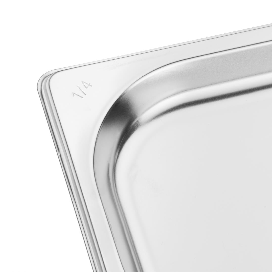 Vogue Stainless Steel 1/4 Gastronorm Tray 20mm