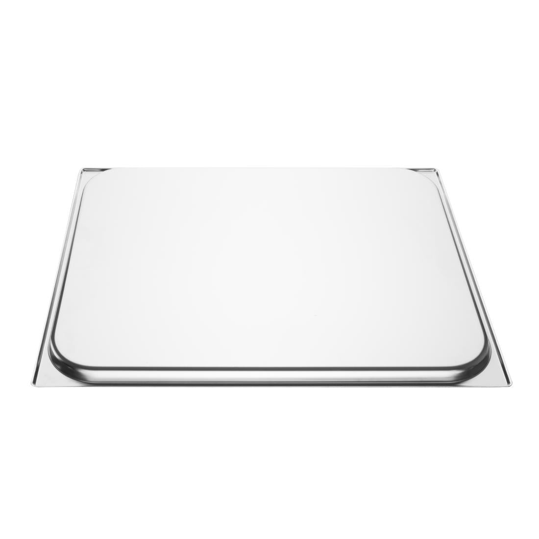 Vogue Stainless Steel 2/1 Gastronorm Tray 20mm