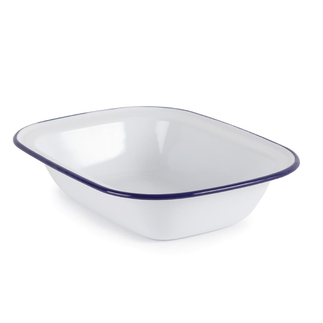 Olympia Enamel Rectangular Dishes 280x190mm (6 Pack)