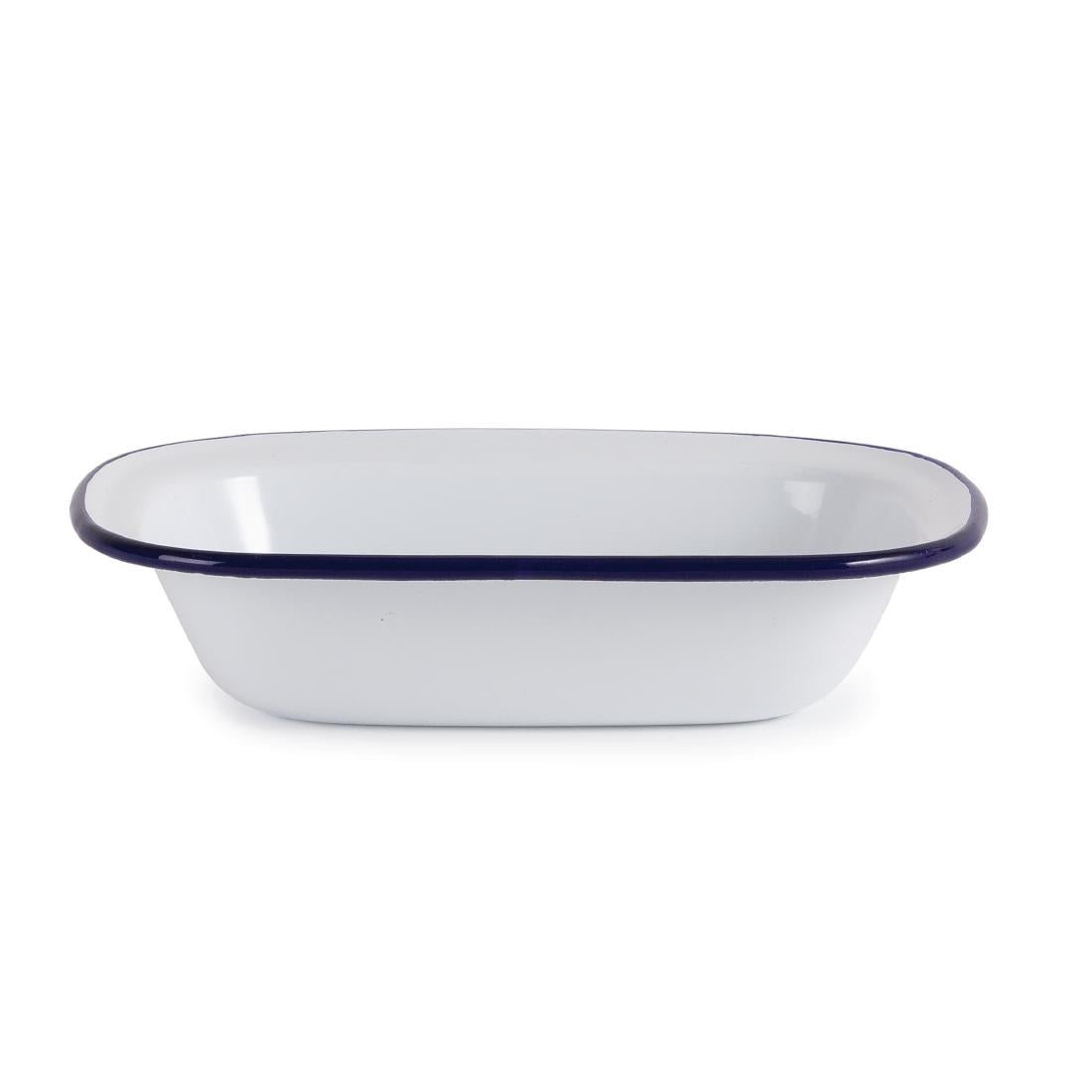 Olympia Enamel Rectangular Pie Dishes 180x135mm (6 Pack)