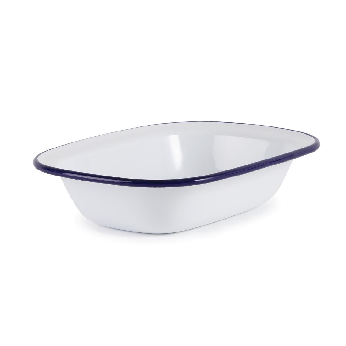Olympia Enamel Rectangular Pie Dishes 180x135mm (6 Pack)