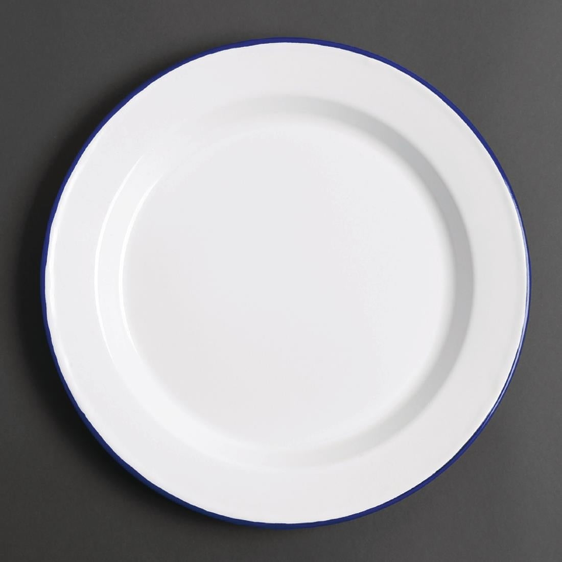 Olympia Enamel Dinner Plates 245mm (6 Pack)