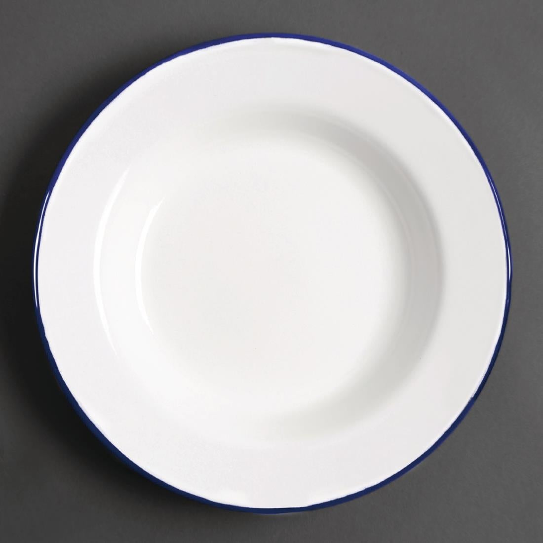 Olympia Enamel Soup Plates 245mm (6 Pack)