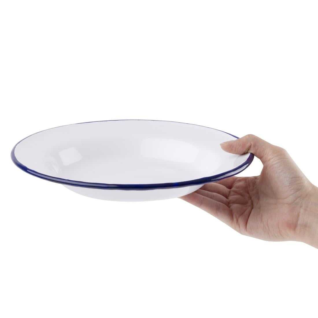 Olympia Enamel Soup Plates 245mm (6 Pack)