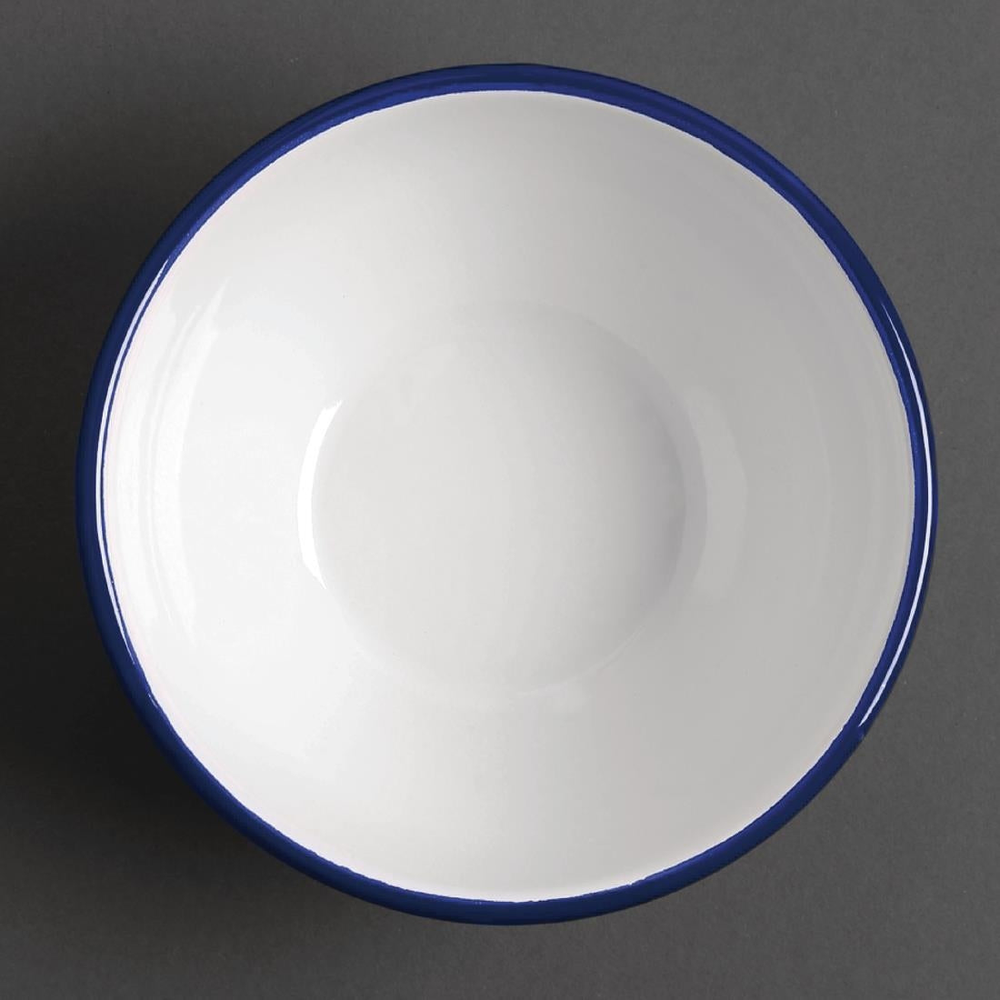 Olympia Enamel Bowls 155mm (6 Pack)