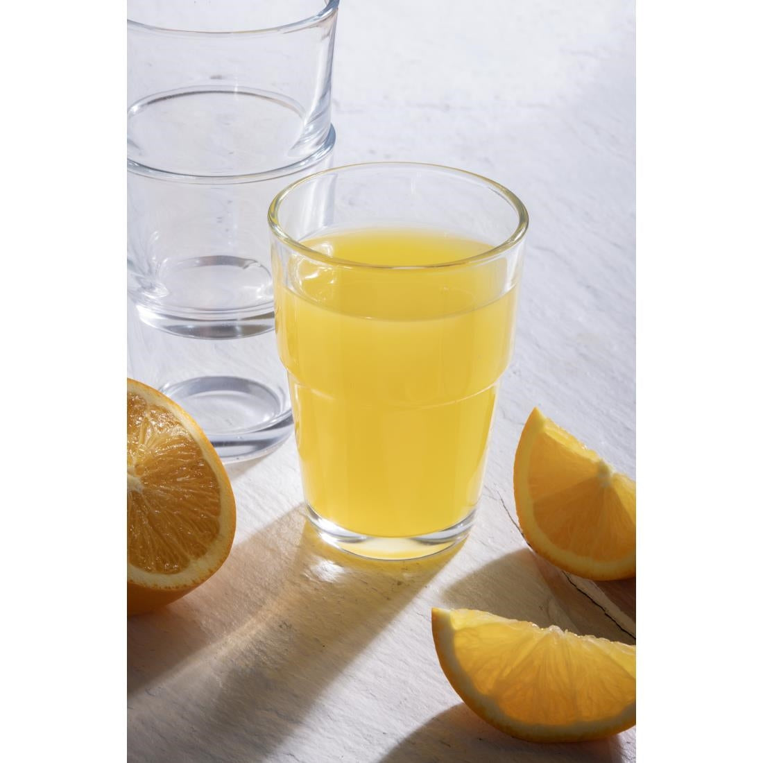 Olympia Toughened Stacking Tumblers 7oz (12 Pack)