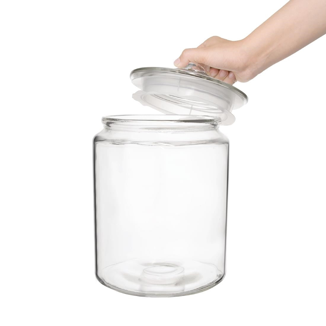 Olympia Glass Biscotti Jar