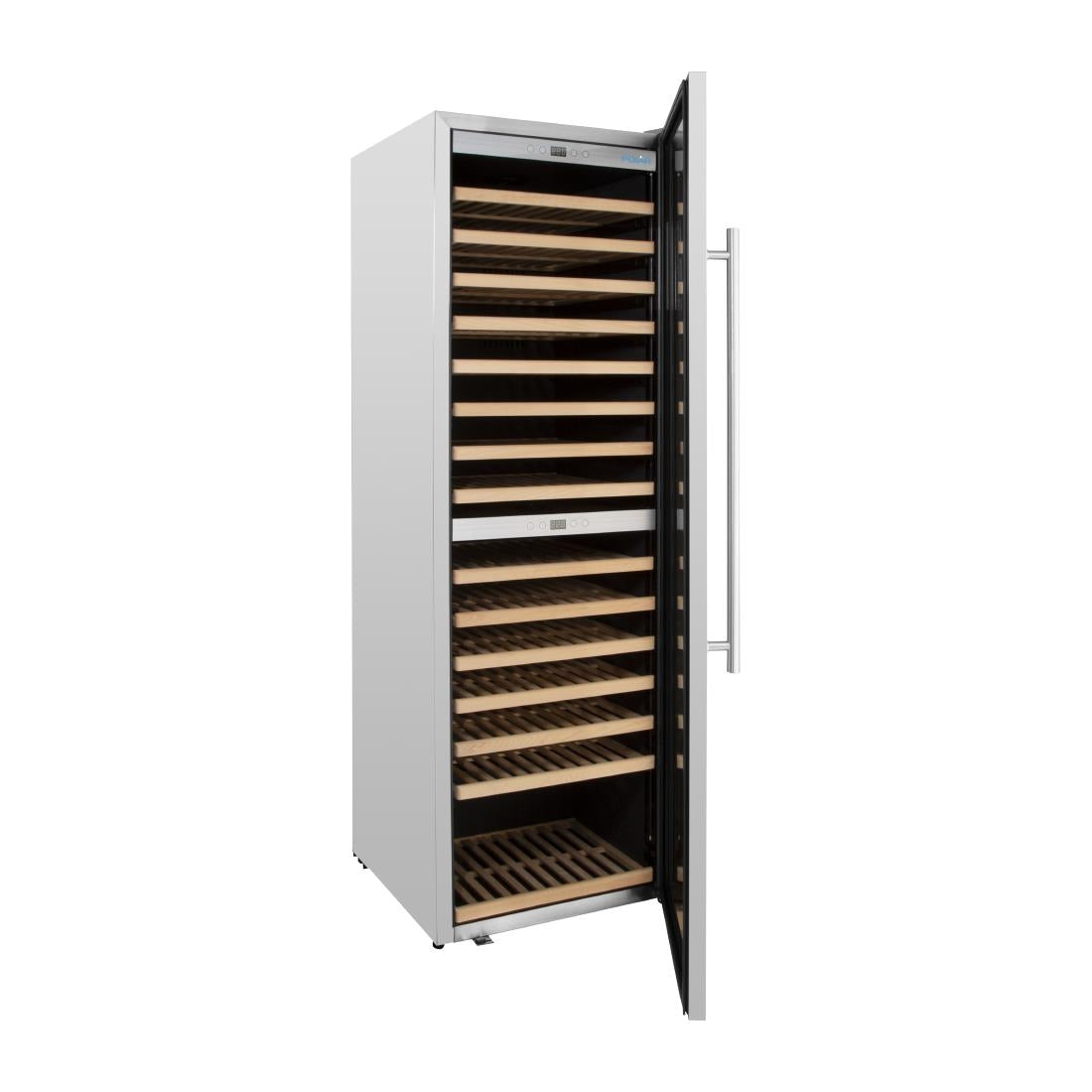 Polar G-Series Dual Zone Wine Fridge Stainless Steel - 172 Bottle