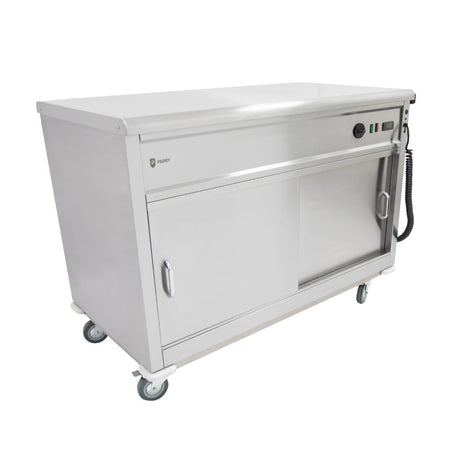 Parry Mobile Hot Cupboard with Flat Top MSF12