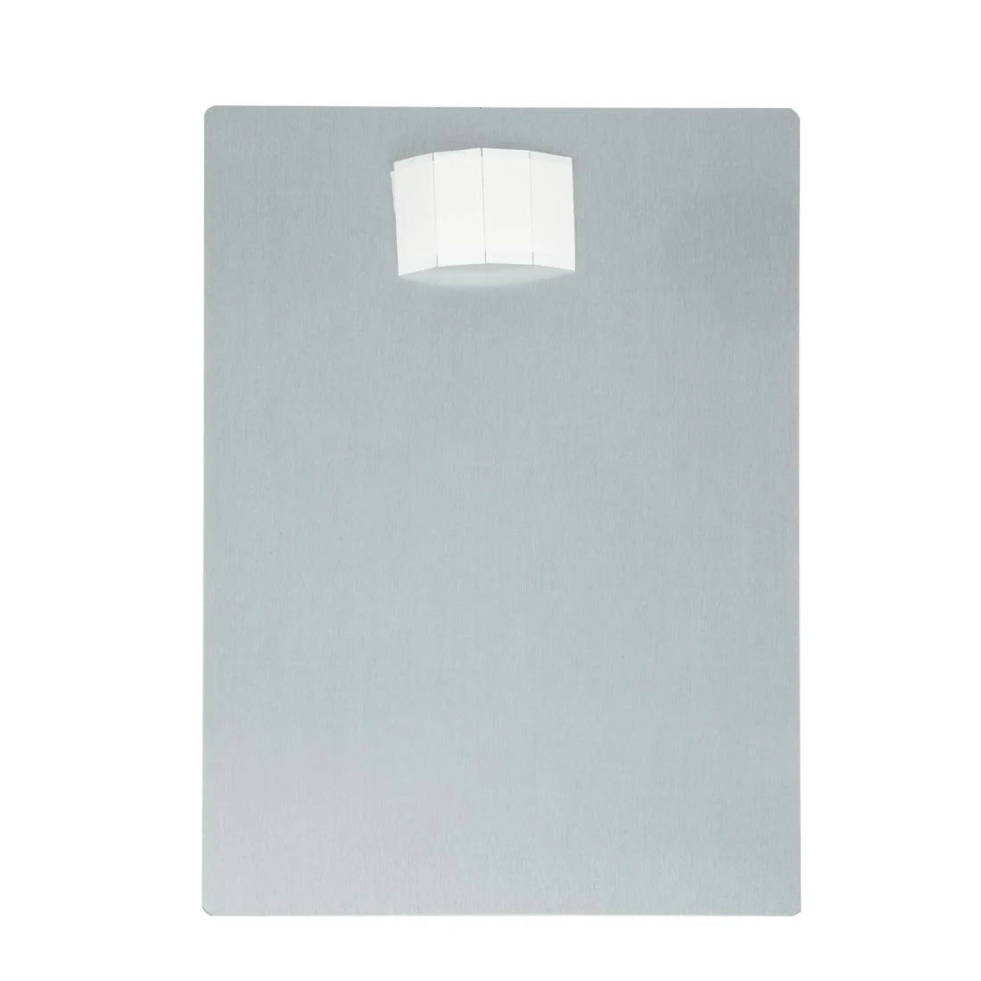 Vogue Brushed Steel Food Allergy Sign A5