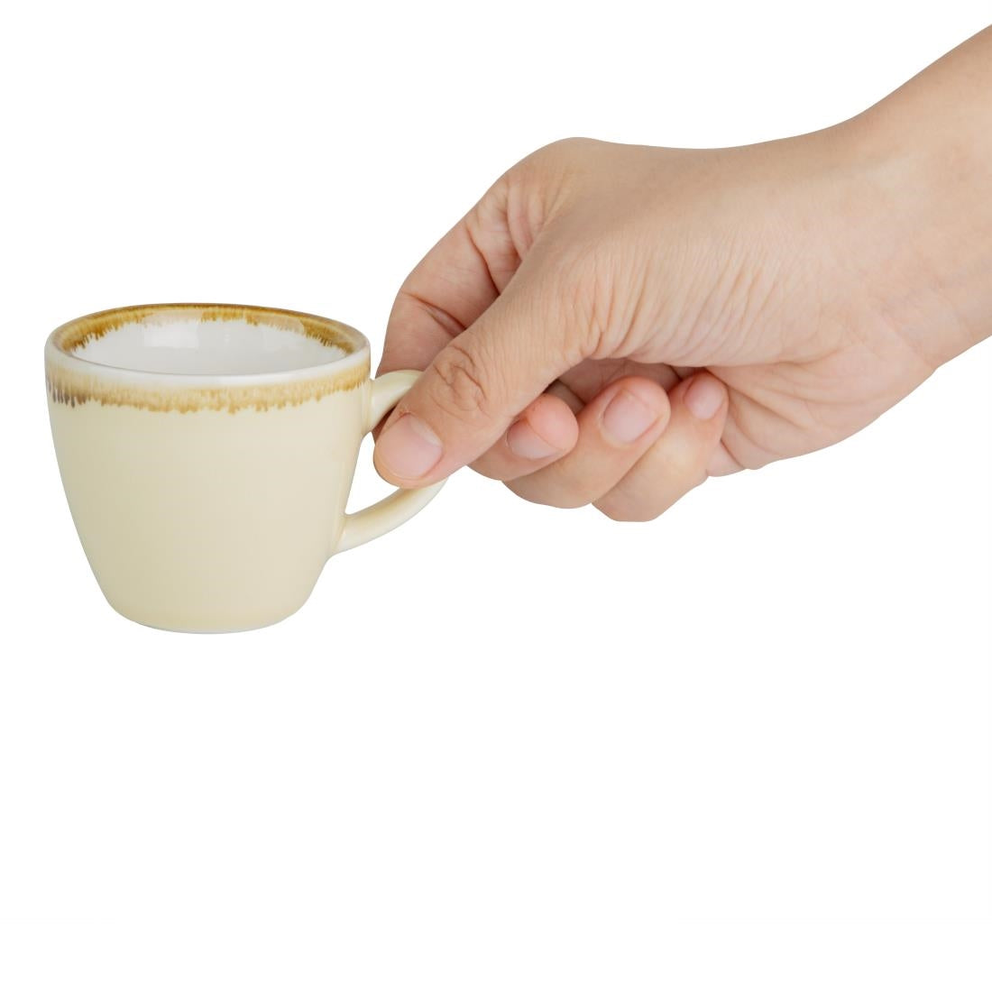 Olympia Kiln Espresso Cups Sandstone 85ml (6 Pack)