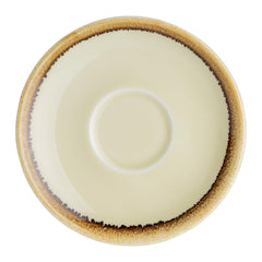 Olympia Kiln Espresso Saucers Sandstone 115mm (6 Pack)