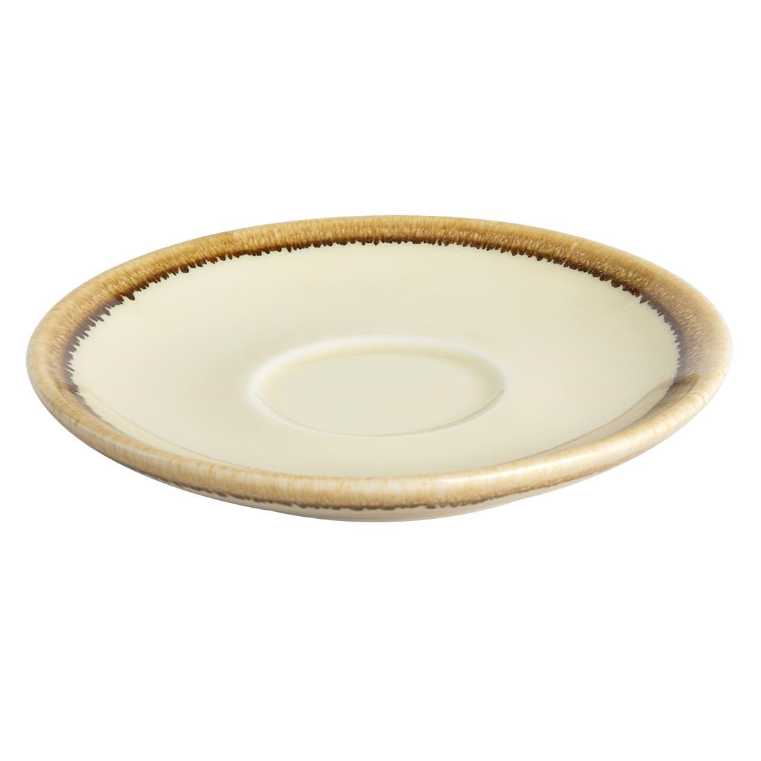 Olympia Kiln Espresso Saucers Sandstone 115mm (6 Pack)