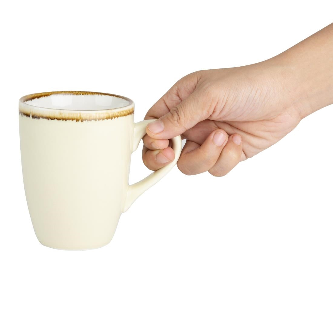 Olympia Kiln Mugs Sandstone 340ml (6 Pack)