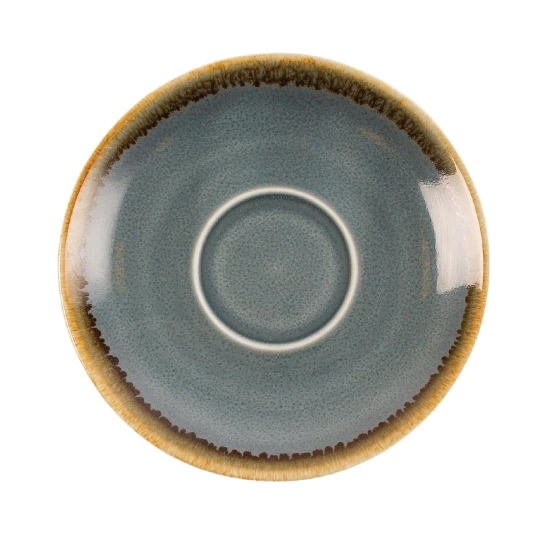 Olympia Kiln Espresso Saucers Ocean 115mm (6 Pack)
