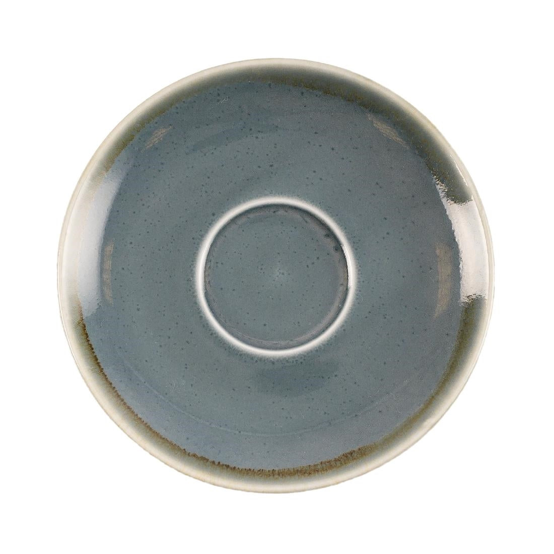 Olympia Kiln Cappuccino Saucers Ocean 140mm (6 Pack)