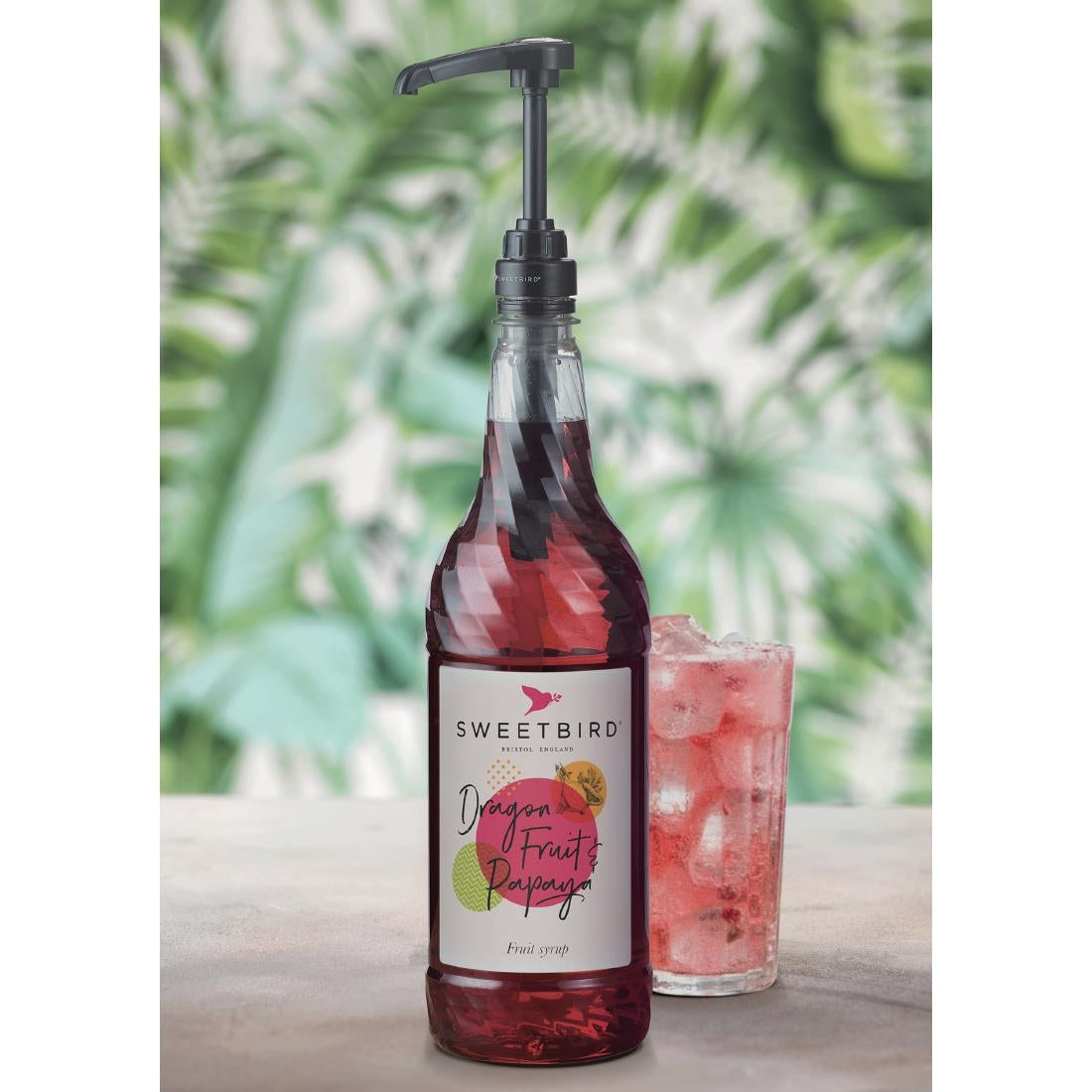 Sweetbird Dragonfruit and Papaya Syrup 1Ltr