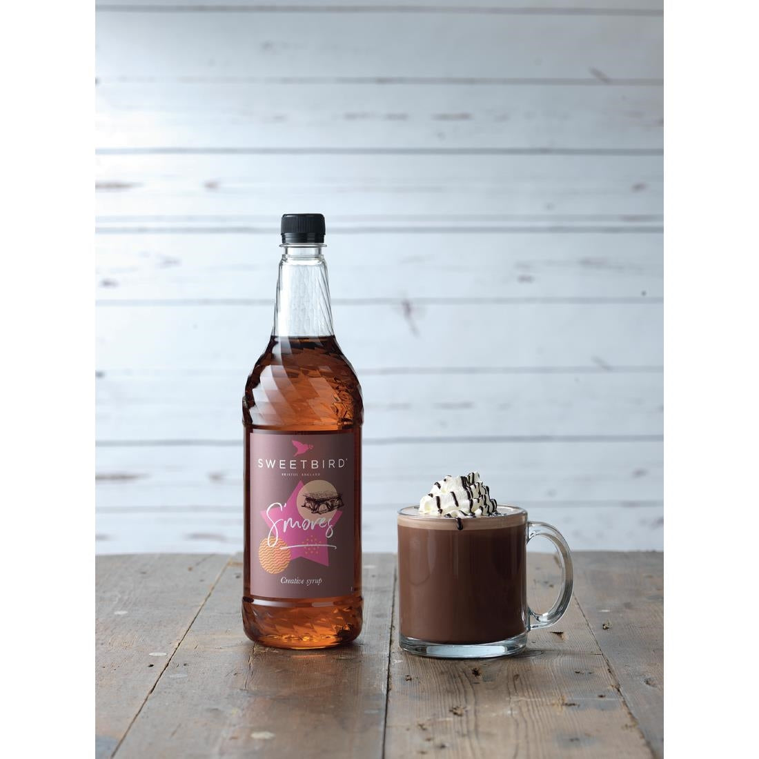 Sweetbird S'mores Syrup 1Ltr Bottle