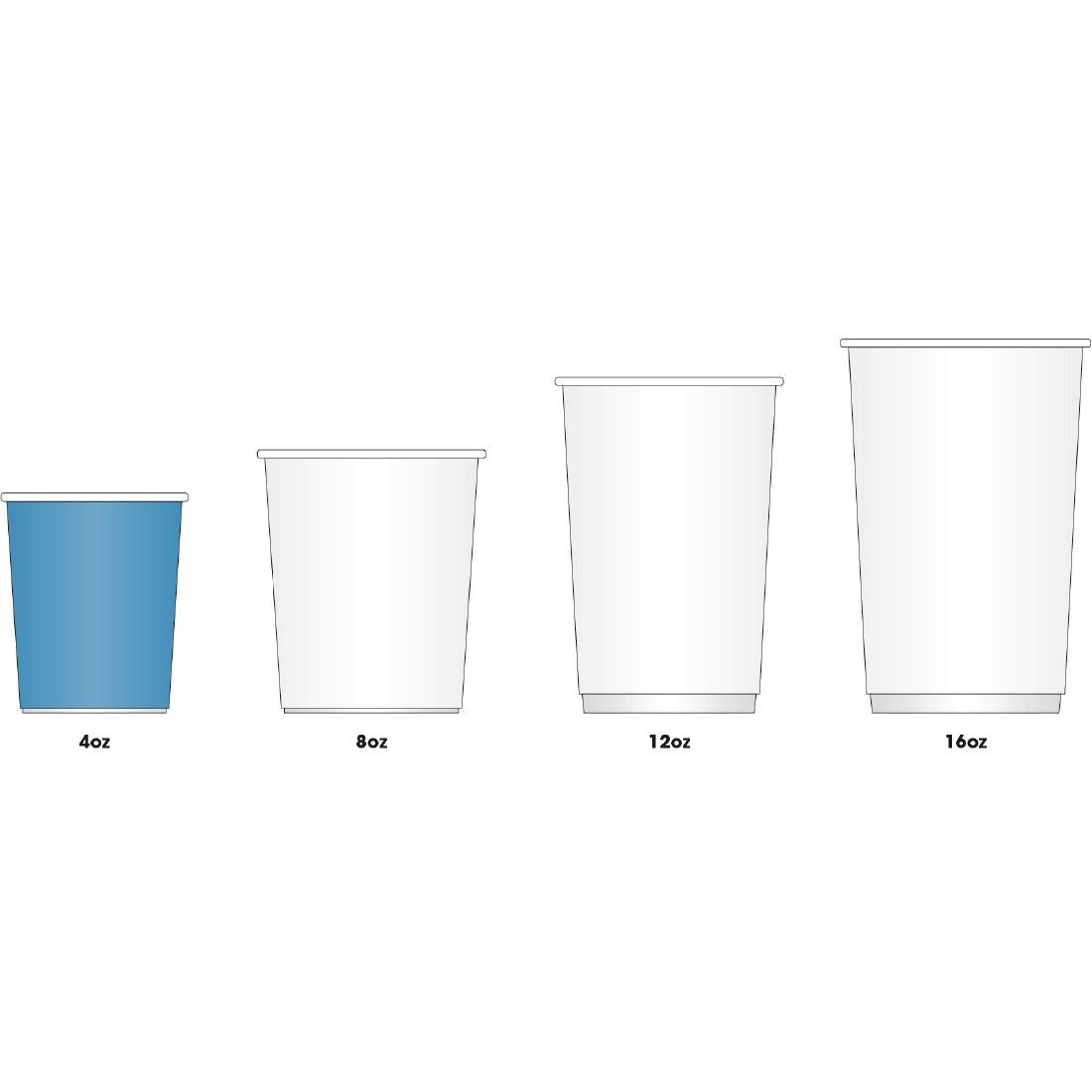 Fiesta Recyclable Espresso Cups Single Wall Kraft 114ml (50 Pack)