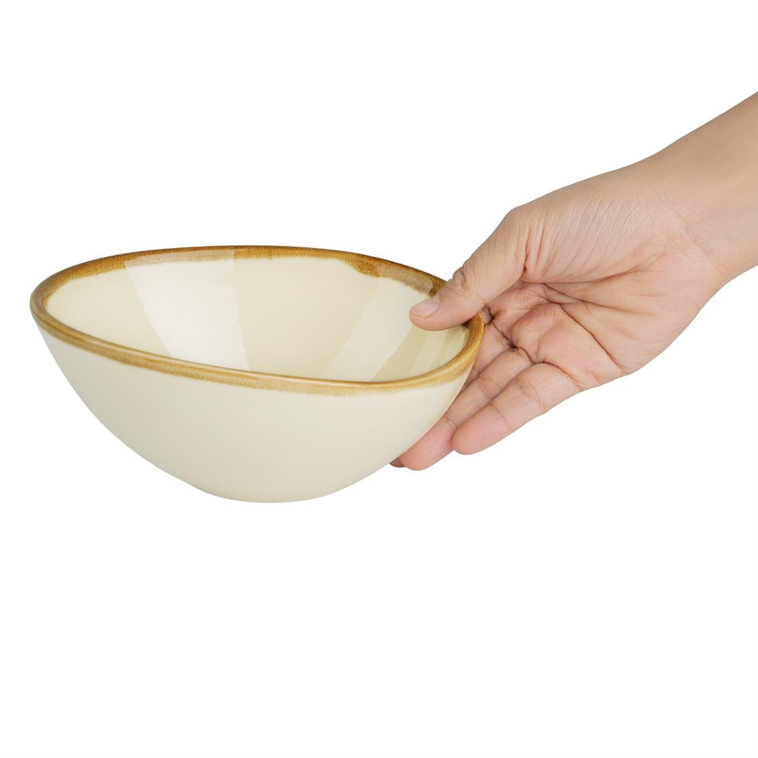 Olympia Kiln Bowls Sandstone 165mm (6 Pack)