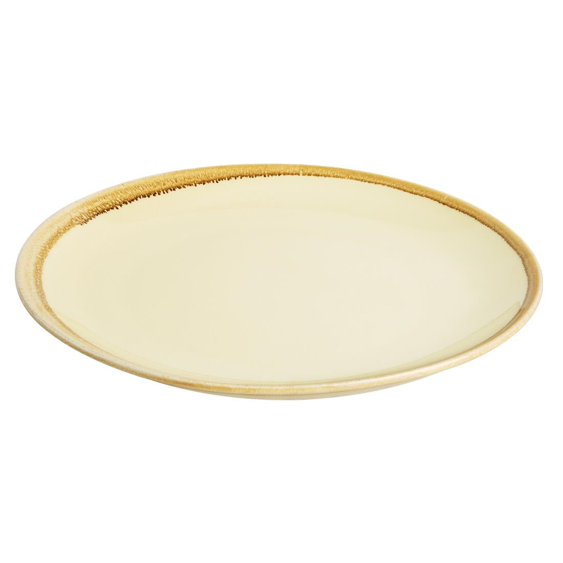 Olympia Kiln Round Plates Sandstone 280mm (4 Pack)