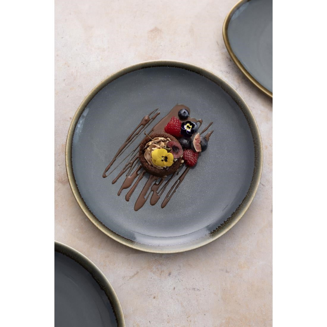 Olympia Kiln Plates Ocean 280mm (4 Pack)