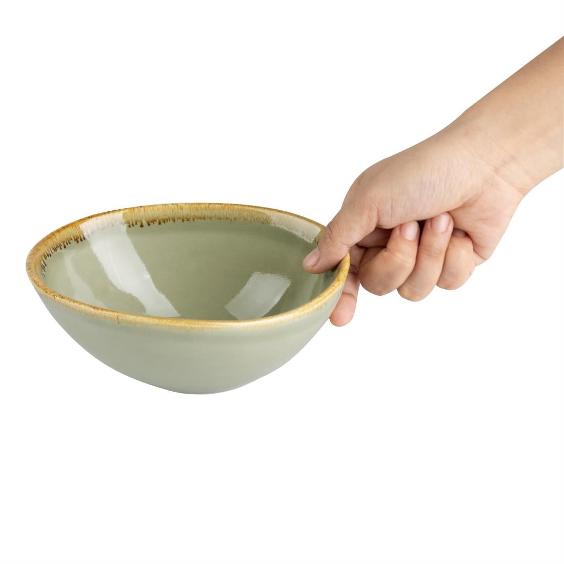 Olympia Kiln Bowls Moss 165mm (6 Pack)