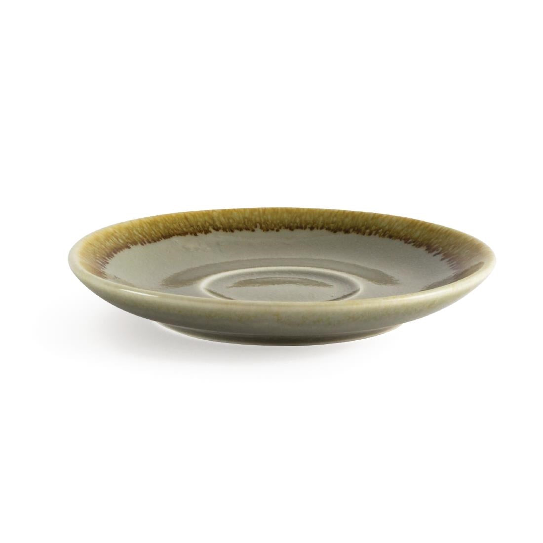 Olympia Kiln Espresso Saucers Moss 115mm (6 Pack)