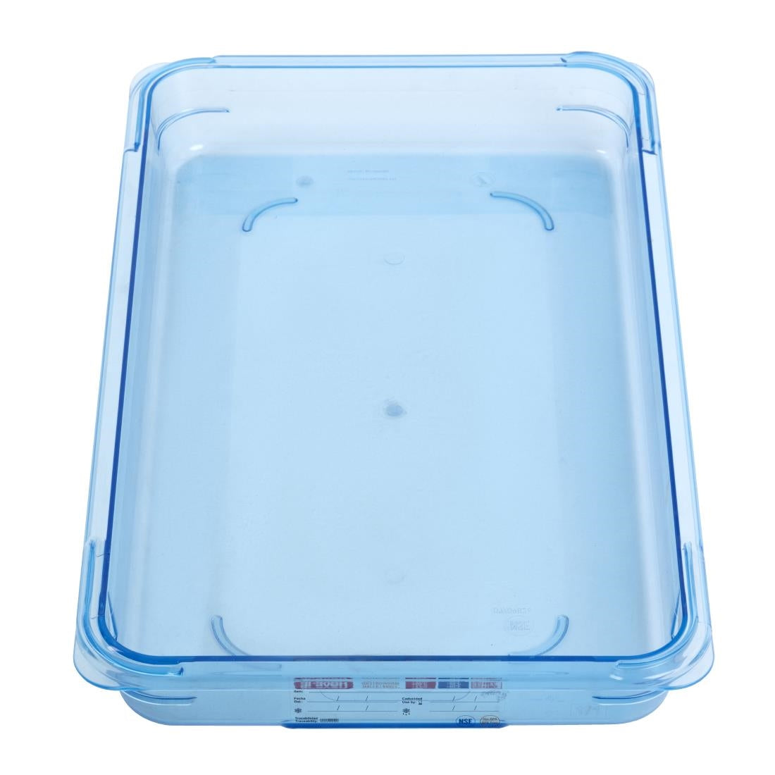 Araven ABS Food Storage Container Blue GN 1/1 65mm