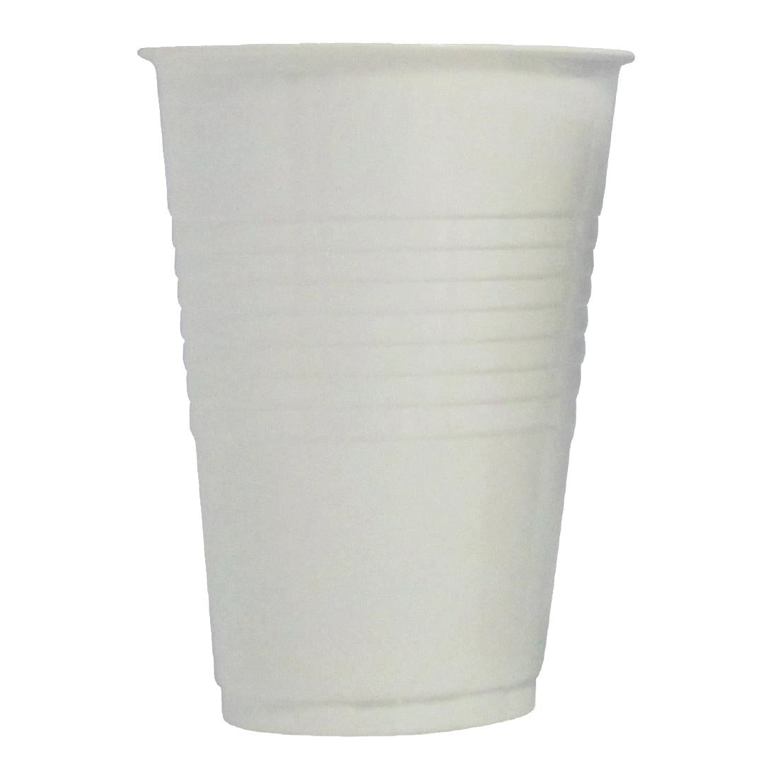 4 Aces White Tall Polystyrene Plastic Vending Cup 250ml (2000 Pack)