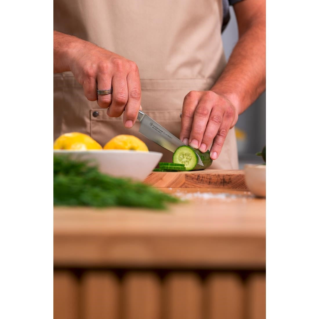 Wüsthof Classic Asian Utility Knife Black 12cm